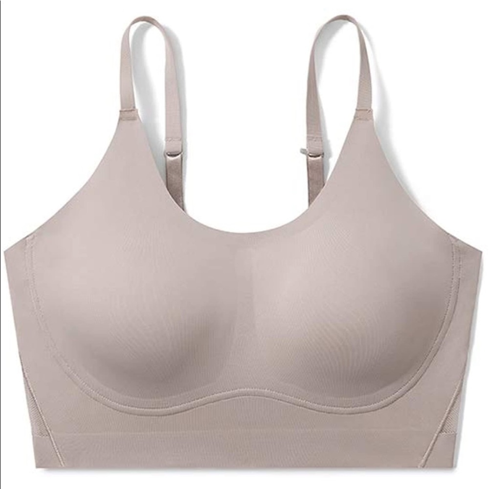 True & Co True Body Lift Mesh Scoop Neck Convertible Bra